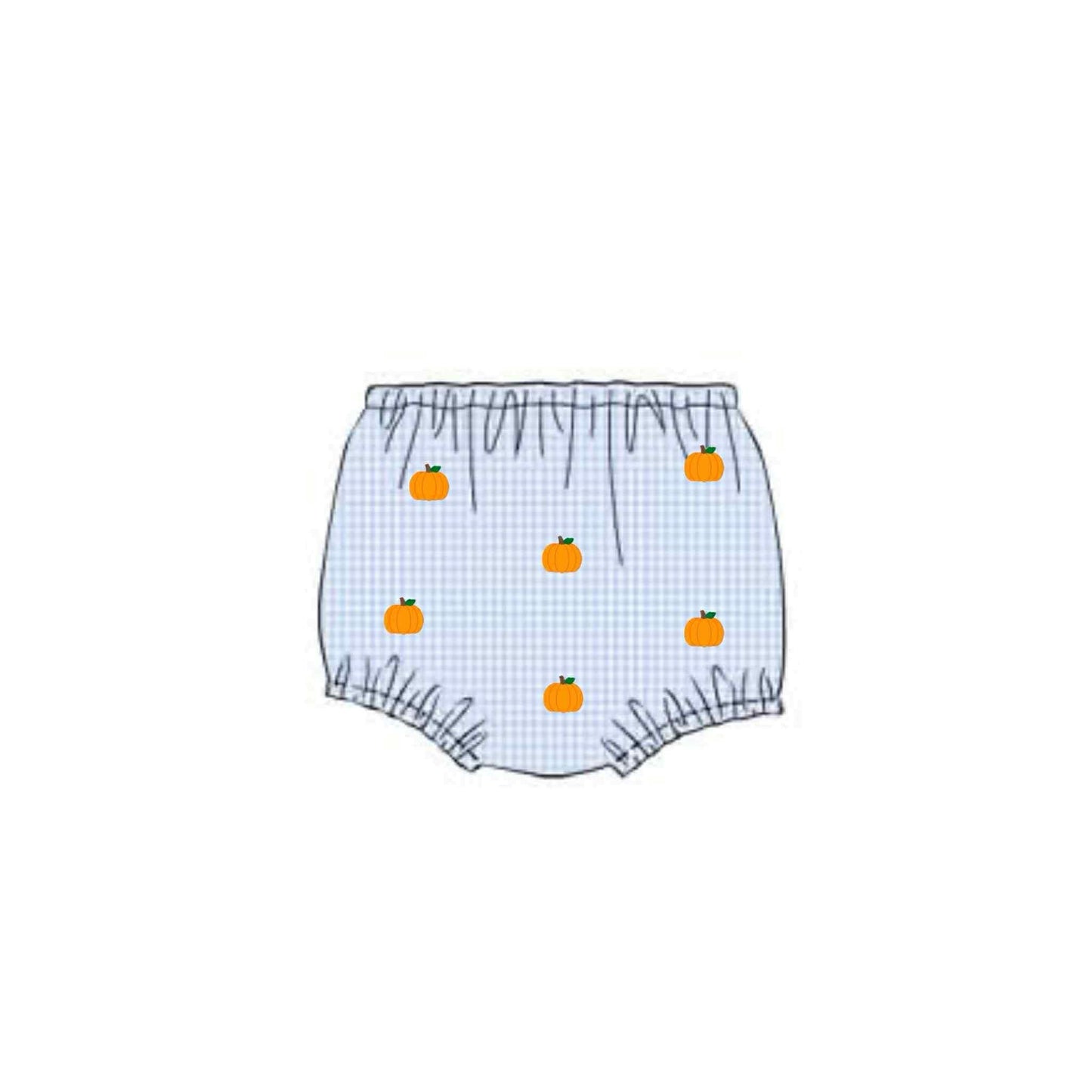 Pre Order 141: Hattie Pumpkins- Boys Woven Diaper Cover