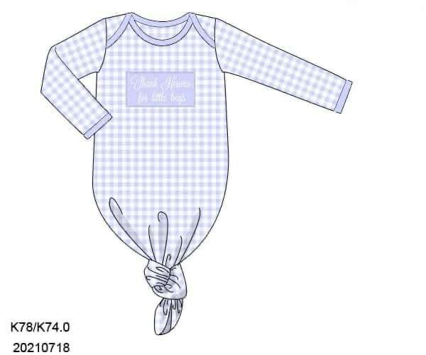Pre Order 132: Thank Heaven- Boys Knot Gown