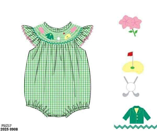Pre Order 133: Top Golf- Girls Woven Bubble