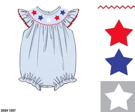 Pre Order 137: Hidle Stars- Girls Woven Bubble