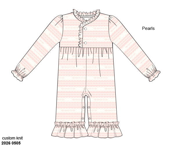 Pre Order 145: Thank Heaven- Girls Knit 1pc Lounge