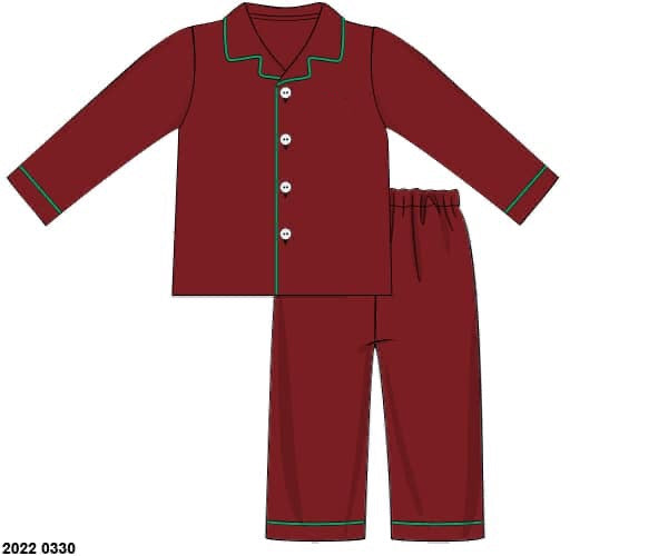 RTS: Family Lounge- Garnet Adult/Boys 2pc Lounge