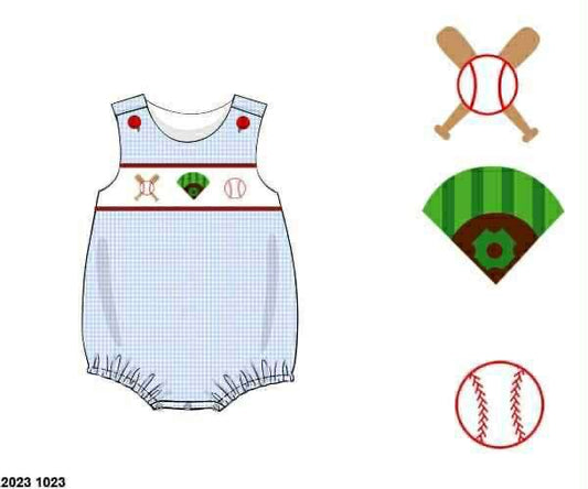 Pre Order 132: Grand Slam Threads- Boys Woven Bubble