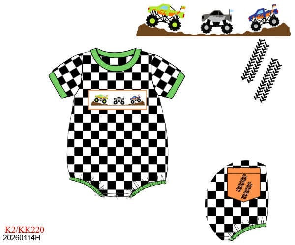 Pre Order 139: Monster Jam- Boy Knit Bubble