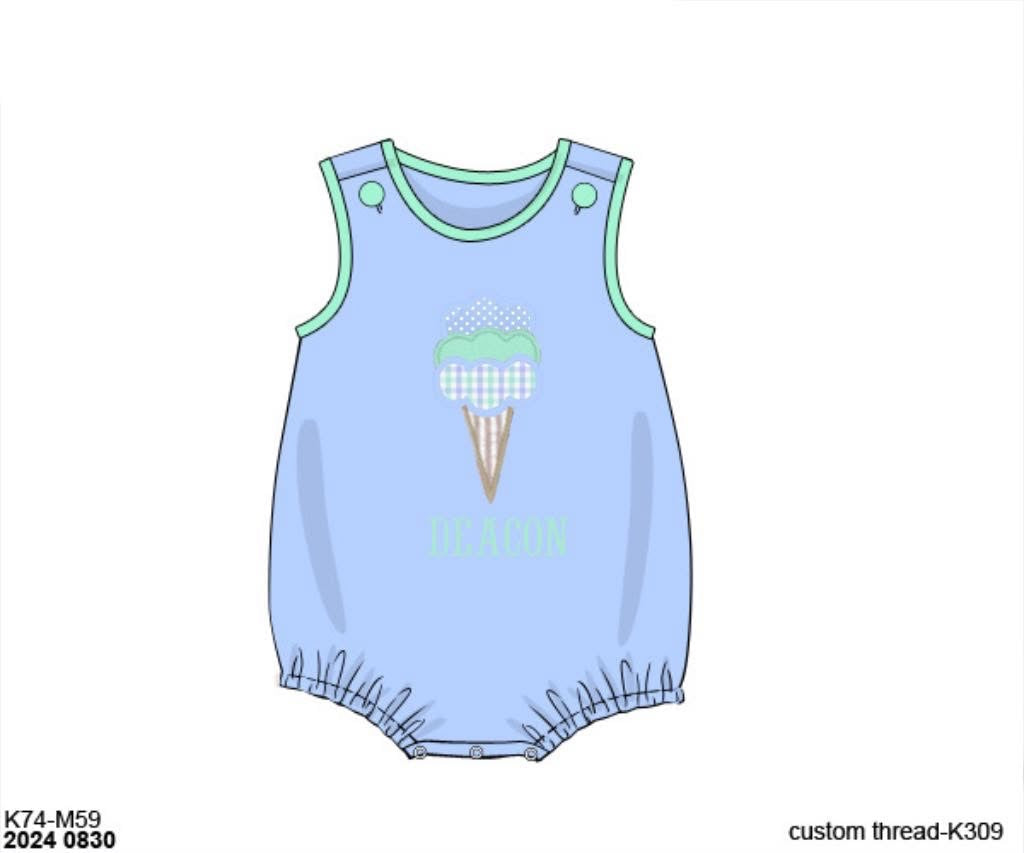 Pre Order 151: Sweetest Scoops- Boys Knit Bubble