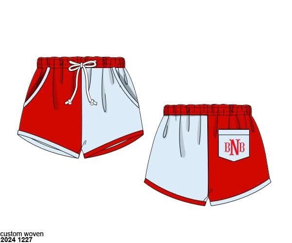 Pre Order 137: Grand Ole Swim- Boys Woven Swim Shorties