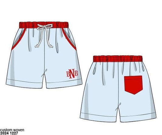 Pre Order 137: Grand Ole Swim- Dad/Mini Woven Traditional Swim