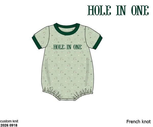Pre Order 150: Hole in One- Boys Knit Bubble