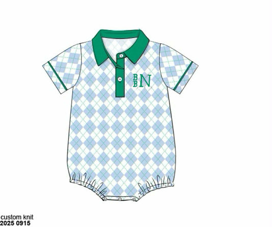 Pre Order 133: Country Club Prep- Boys Knit Bubble