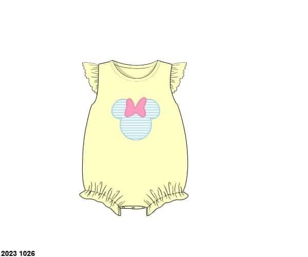 Throwback Pre Order: Mouse Ears- Girls Knit Bubble