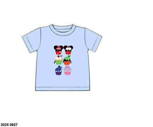 Pre Order 133: Hotdog Cupcakes- Boys Knit Shirt