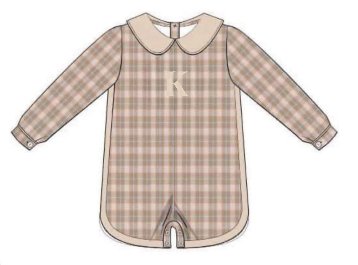 RTS: Anders Flannel- Boys Woven Shortall "K"