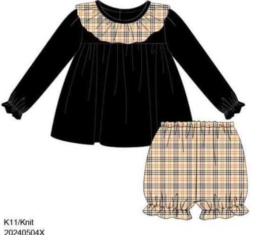 RTS: Hagood Lookin'- Girls Woven Bubble Short Set