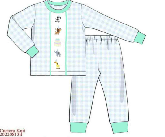 RTS: Party Animals- Boys Knit Lounge Set