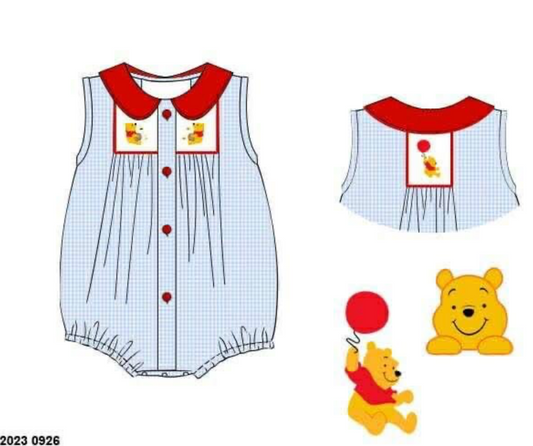 RTS: DEFECT-Honey Bear- Boys Smocked Bubble