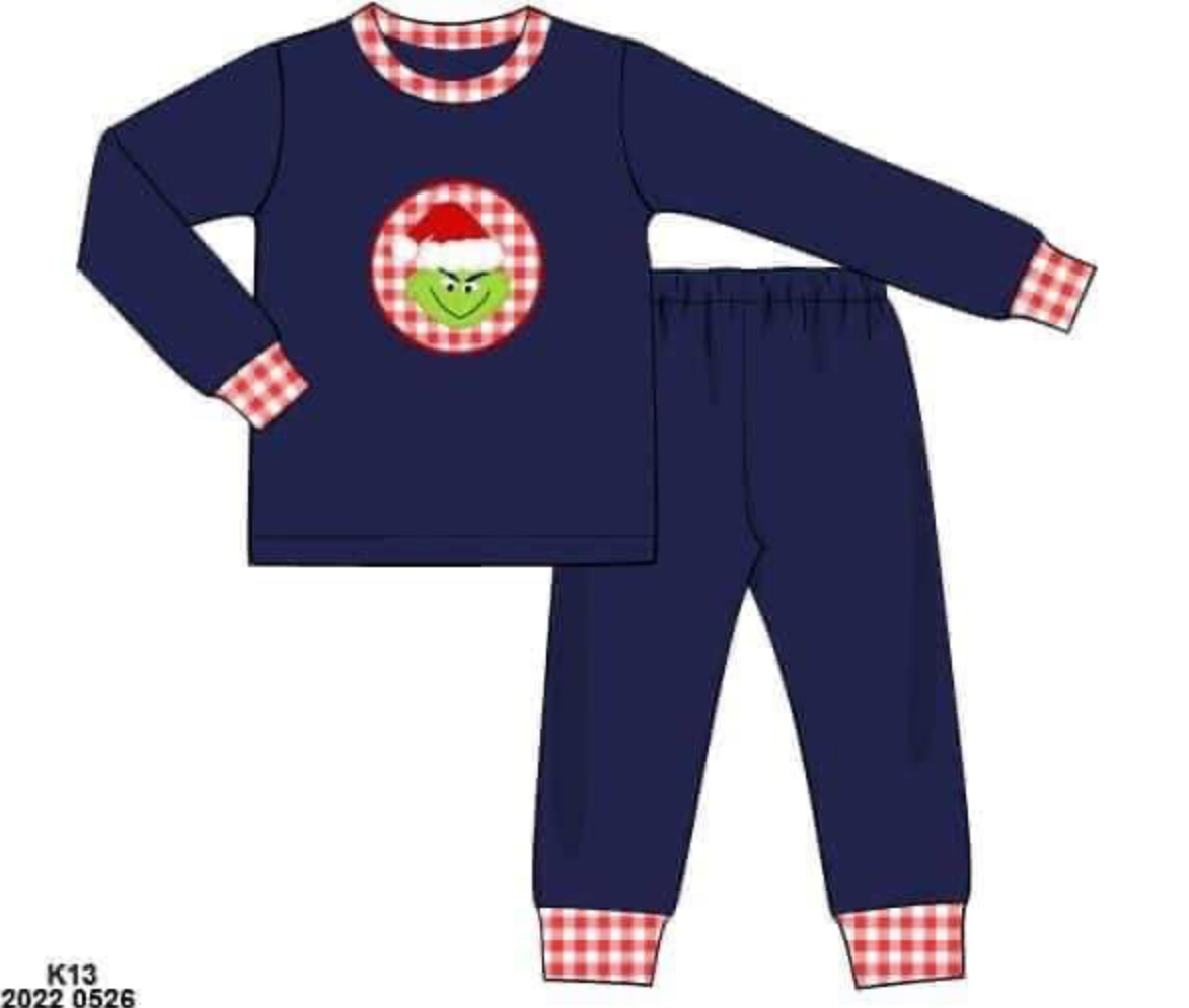 RTS: Fun Pjs- Mean One Boys 2pc Lounge Set