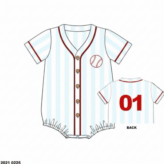 RTS: Play Ball!- Boys Knit Jersey Bubble