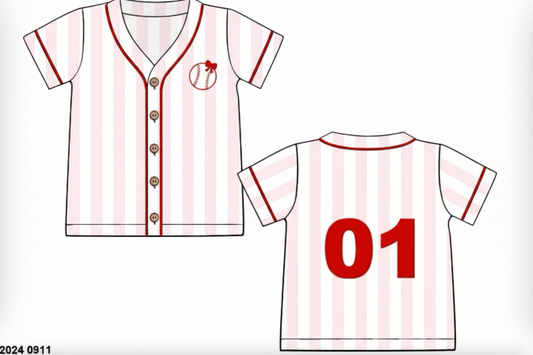 RTS: Play Ball!- Girls Knit Jersey