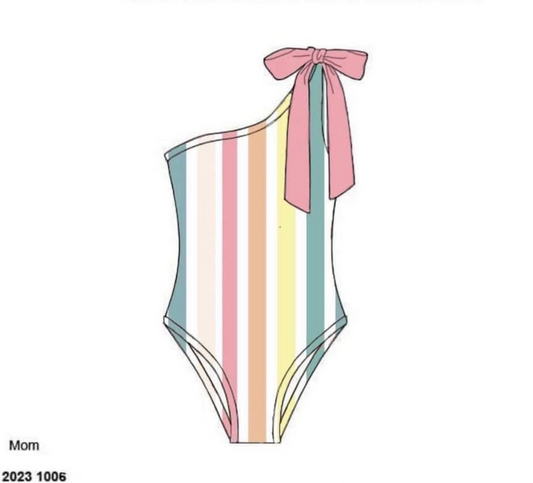 RTS: Jubilee Stripes- Mom 1pc Rashguard Swim