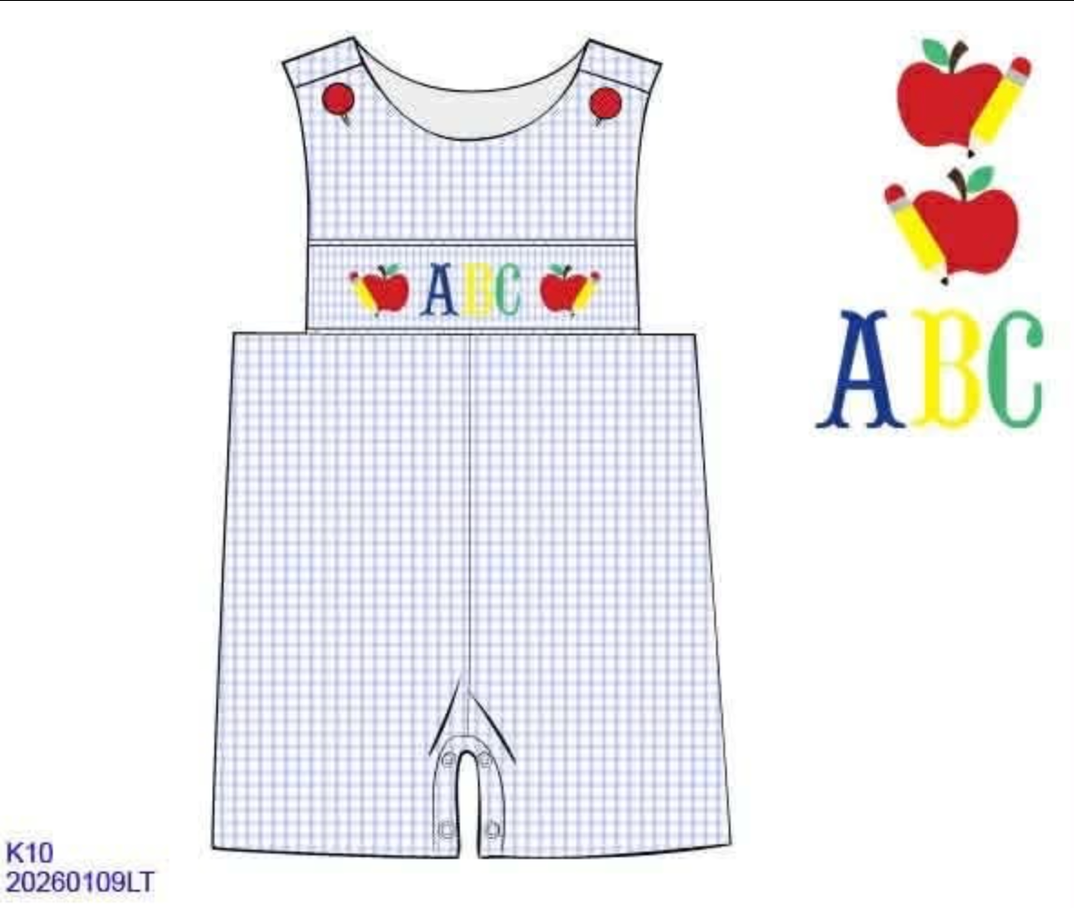 RTS: ABC 123- Boys Woven Shortall