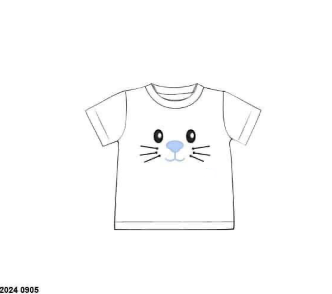 RTS: Easter Shirt Only- Boys Hoppy Face Shirt