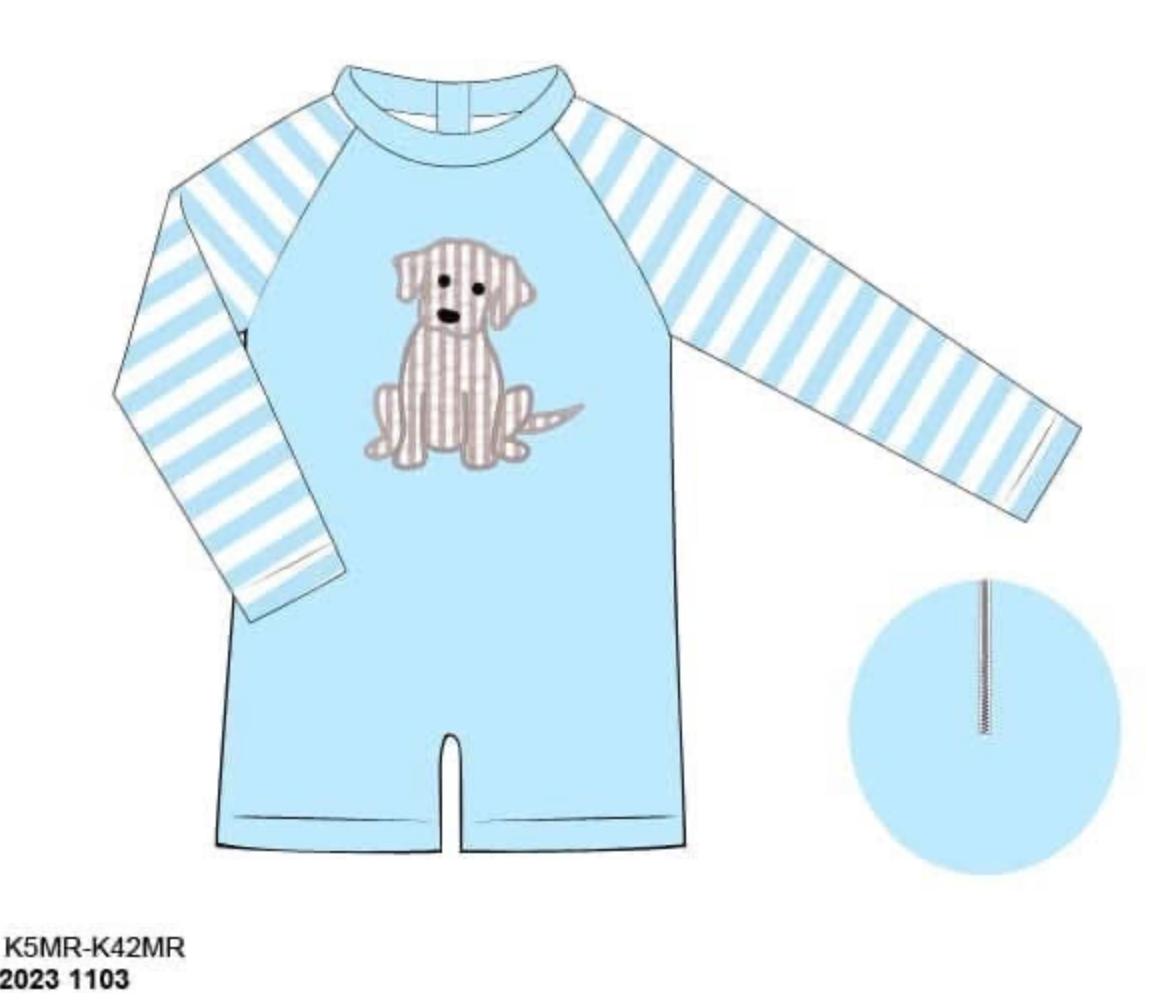 RTS: BBS Puppy-Boys 1pc Rash Guard Swim