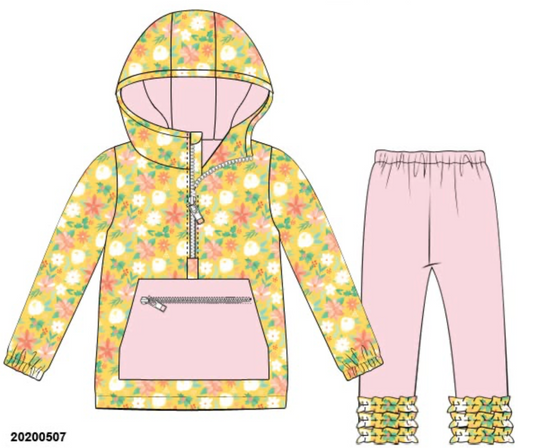 RTS: Knit Hoodie Sets- Sunnie Floral