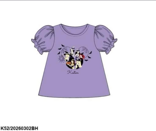 RTS: Halloween Shirt Only- Princess Shirt Only "Keeton"