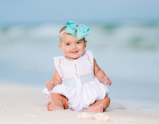 RTS: Girls Only- Anna Embroidered Bubble