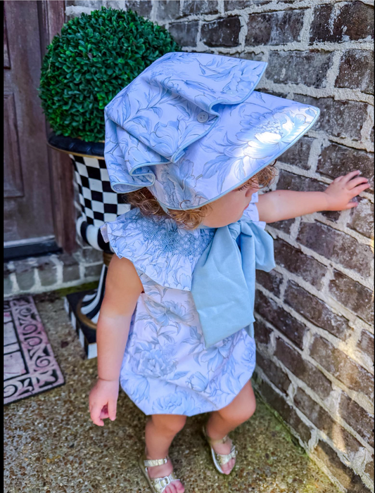 RTS: Wellington- Girls Woven Bonnet