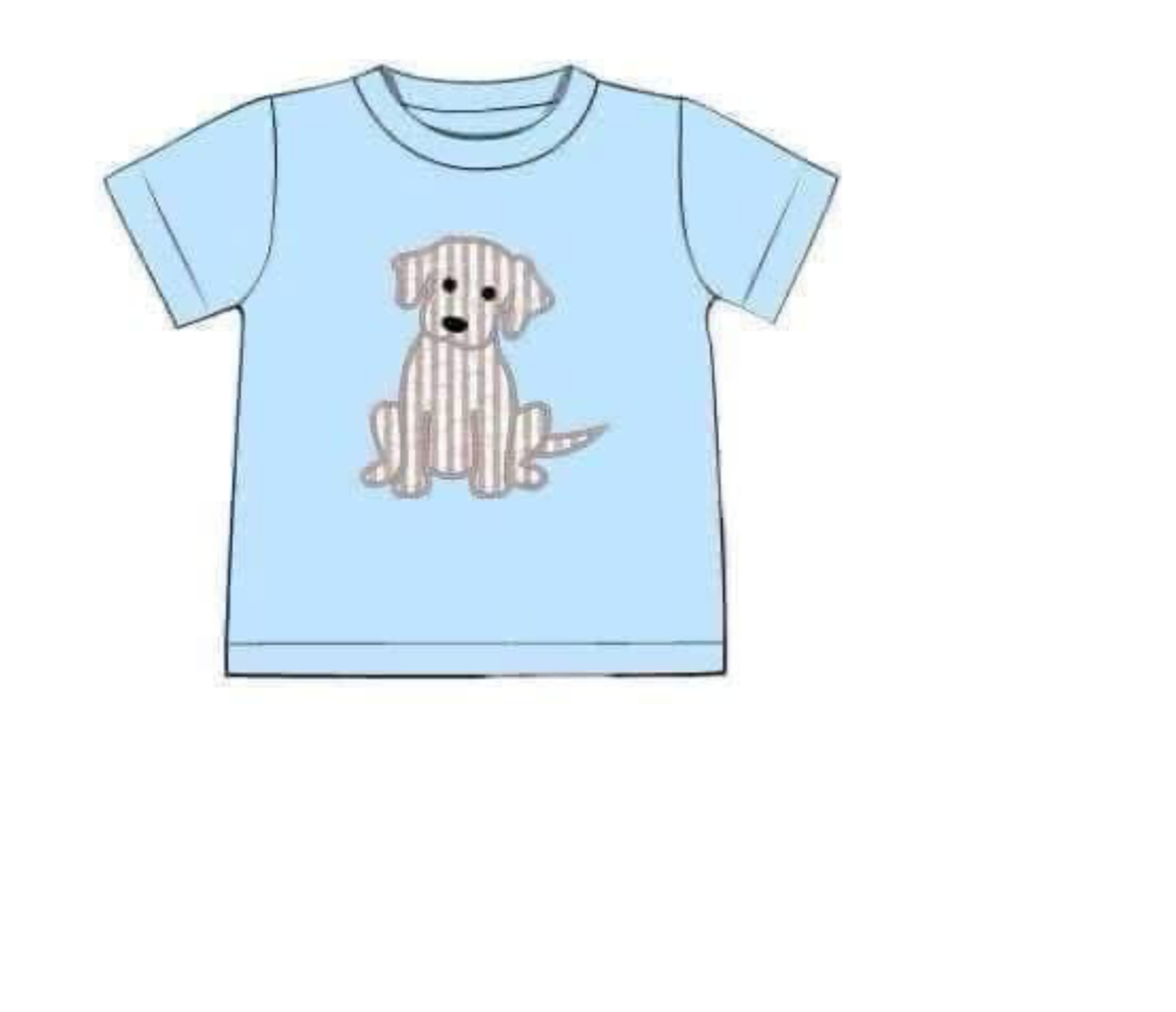 RTS: DEFECT- BBS Puppy- Boys Knit Shirt