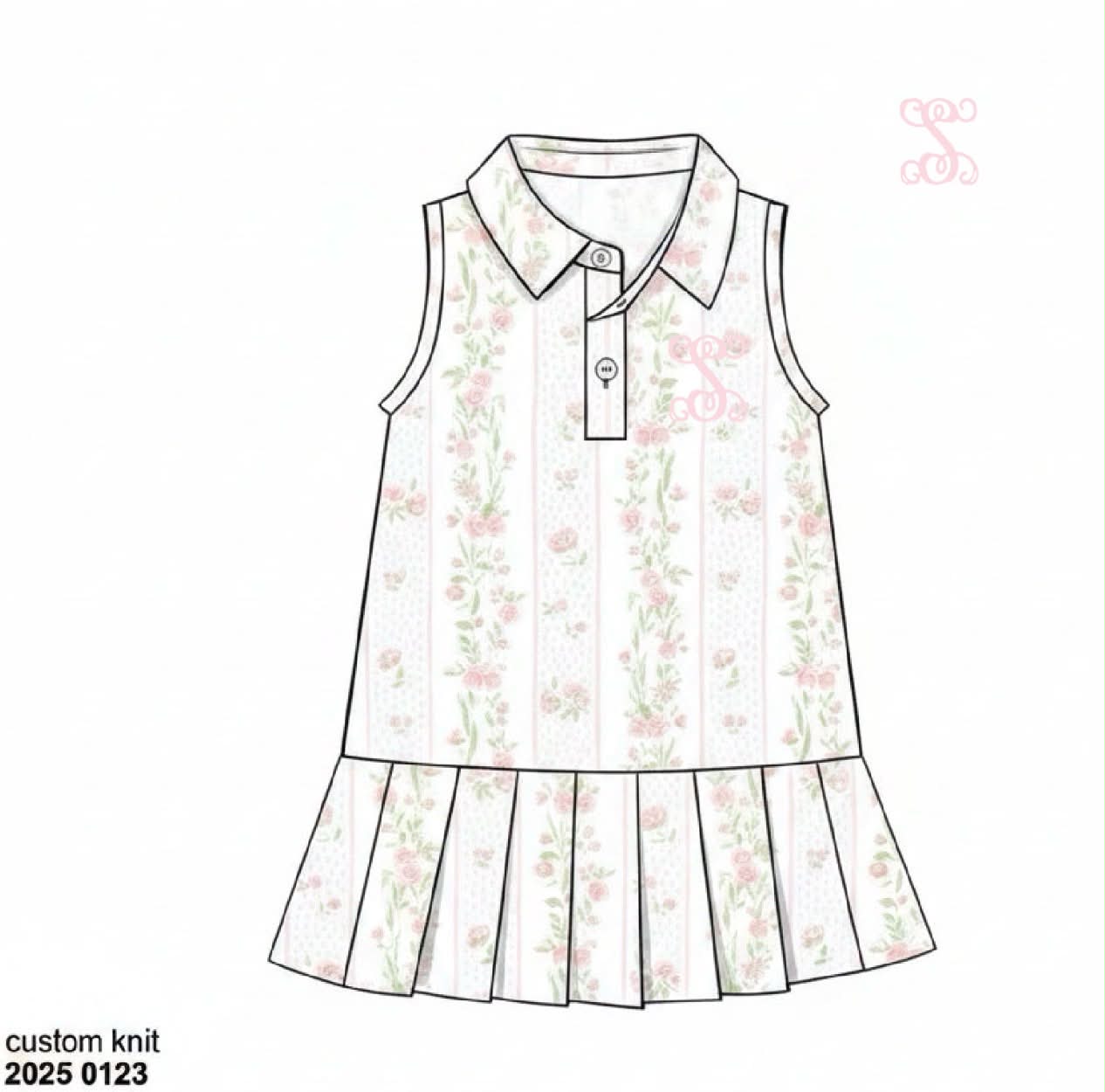 RTS: Mom & Mini- Russell Roses Midi Dress “S”