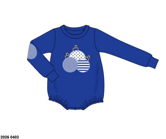 RTS: Chinoiserie Ornaments- Boys Appliqué Bubble