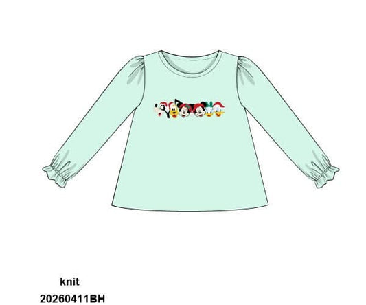 CHRISTMAS RTS: Christmas Shirt Only- Girls Magical Holiday