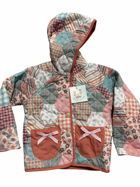 RTS: Causey Camo & Fall Patchwork- Mom/Mini Patchwork Quilted Jacket