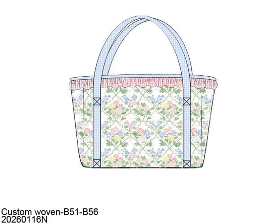 Pre Order 139: Mary-Keene Floral- Mom Bag