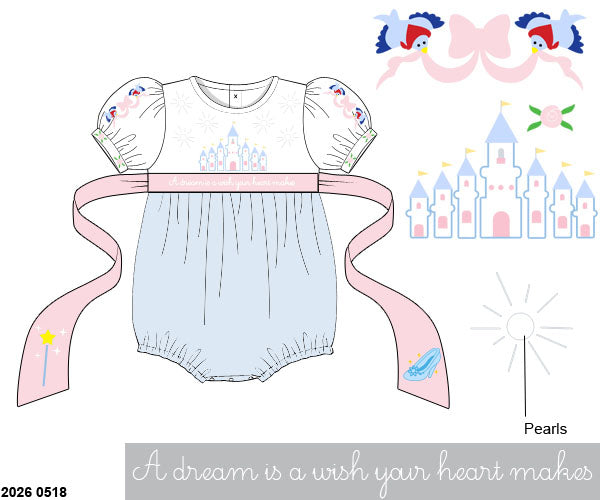 Pre Order 149: Castle- Girls Knit Bubble