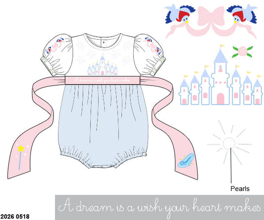 Pre Order 149: Castle- Girls Knit Bubble