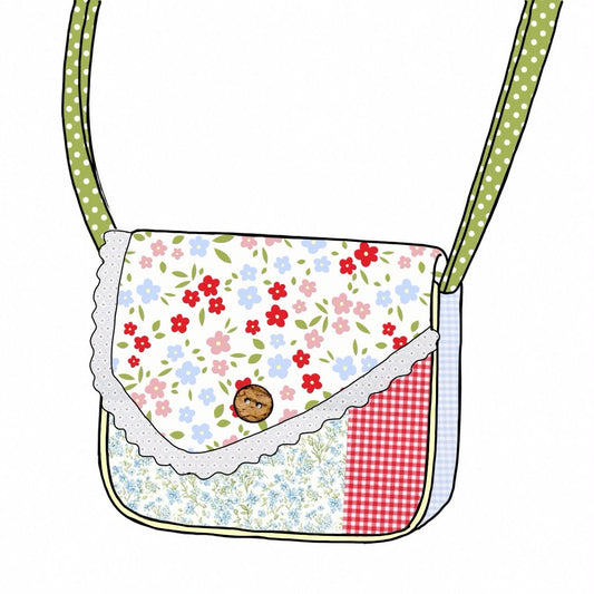 Honey 3: Homestead- Chickens: Girls Floral Chicken Woven Purse