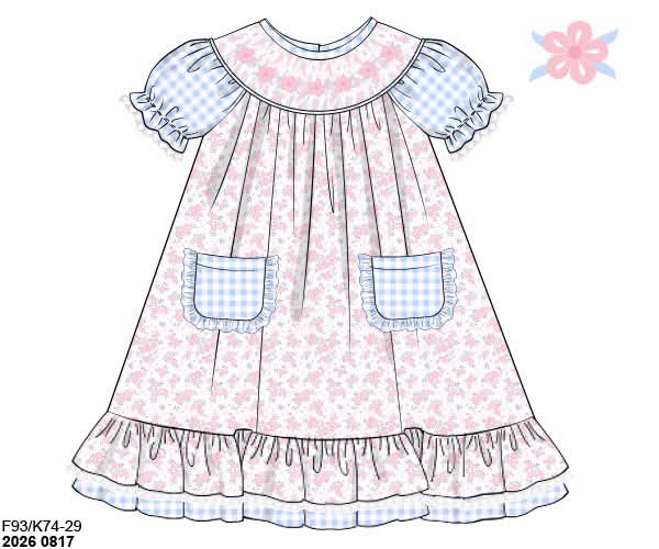 Pre Order 148: Bristol Family- Girls Knit Dress