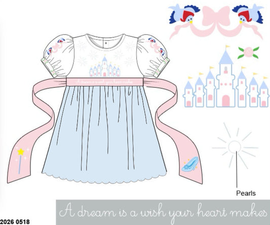 Pre Order 149: Castle- Girls Knit Dress