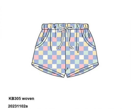 Pre Order 149: Kamden Bay- Boys Woven Shortie Swim Shorts