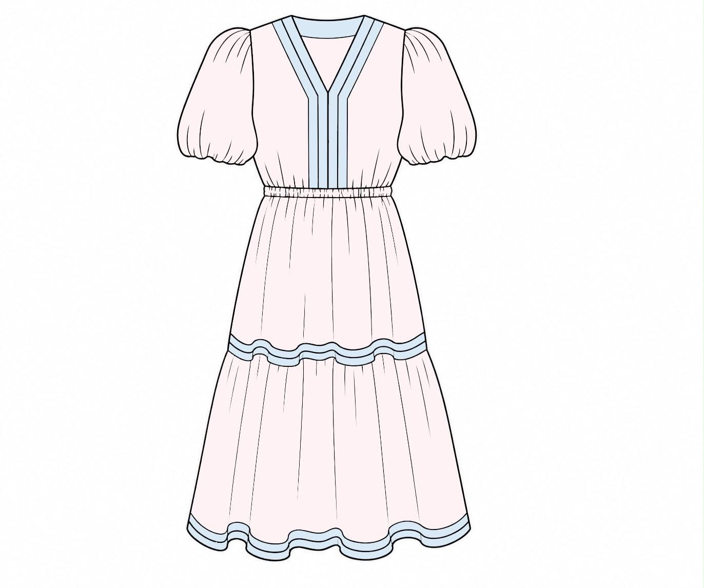 Pre Order 148: Pink Sellers Heirloom- Pink Mom/Mini Woven Maxi Dress