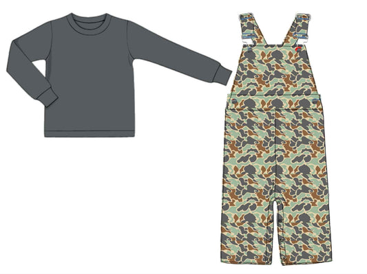 RTS: Finlee Camo- Boys 2pc Longall