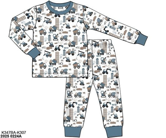 RTS: Bamboo Lounge- Boys 2pc Construction
