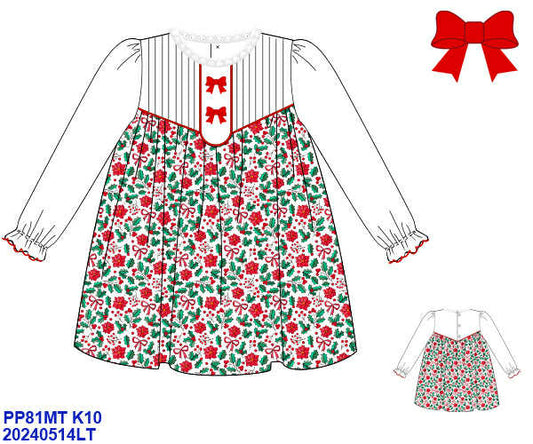 RTS: Holly Floral- Girls Woven Dress