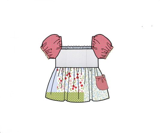 Honey 3: Homestead- Chickens: Mom/Mini Floral Shirt