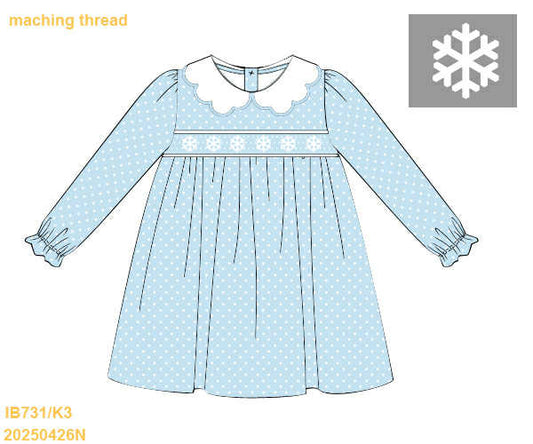 RTS: Let it Snow - Girls Woven Dress