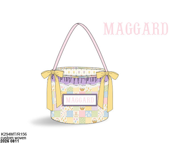 Pre Order 148: Bunny Patchwork- Girls Basket