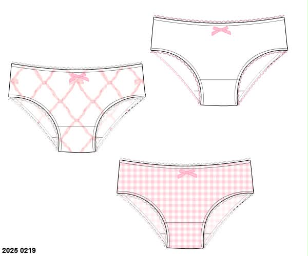 Pre Order 148: Girls Playsets, Camis, & Panties - Ella Beau Panty Pack